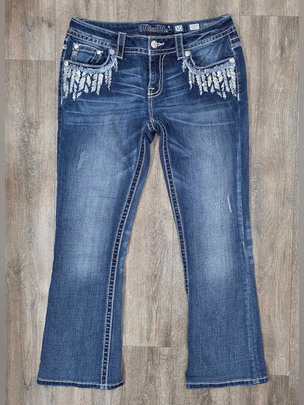 Miss Me Signature Bootcut Jeans-Size  30